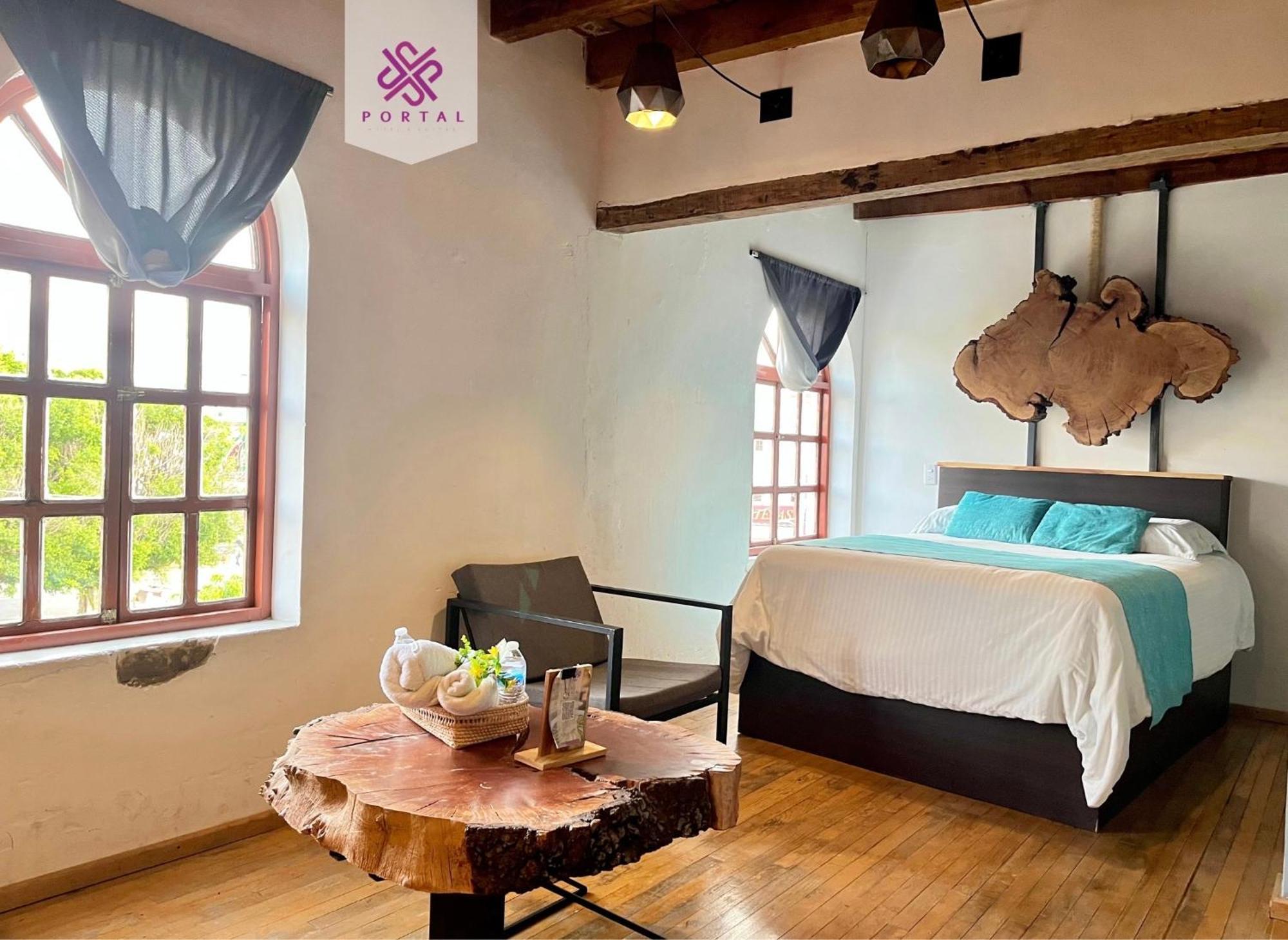 Hotel Portal & Suites Ciudad Hidalgo المظهر الخارجي الصورة